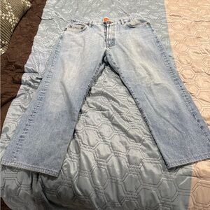 Hugo Boss HB1US Light Wash Casual Designer Denim Jeans -Men's 36x32 Actual 36x26